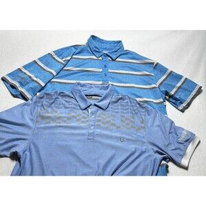 Lot Of 2 Callaway Polo Golf Shirt Size Large Opti-Dri UPF Bundle Prairie View